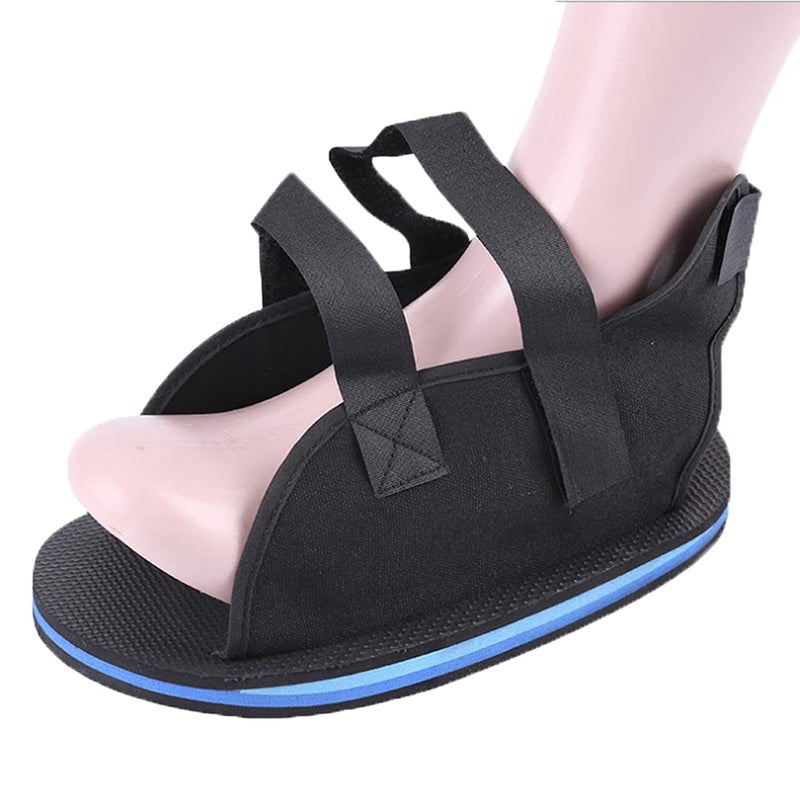ITODA Open Toe Plaster Cast Shoe Gypsum Shoe Foot Fracture Surgical Recovery Shoes Broken Rehabilitation Toe Valgus Surgical Fixed Shoes Recovery Protecting Supporting